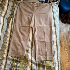 Apt. 9 Tan Capris Cotton Blend